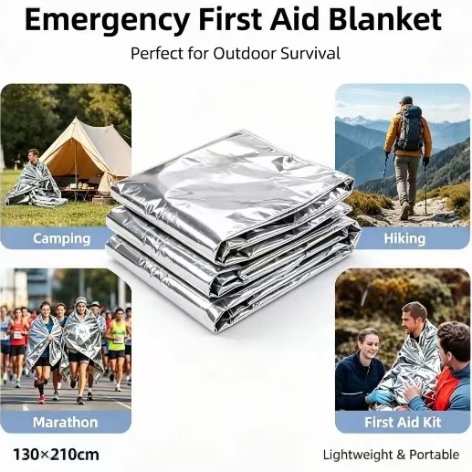 Mylar Thermal Emergency Blanke - Emergency Mylar Tent ulasan dan harga